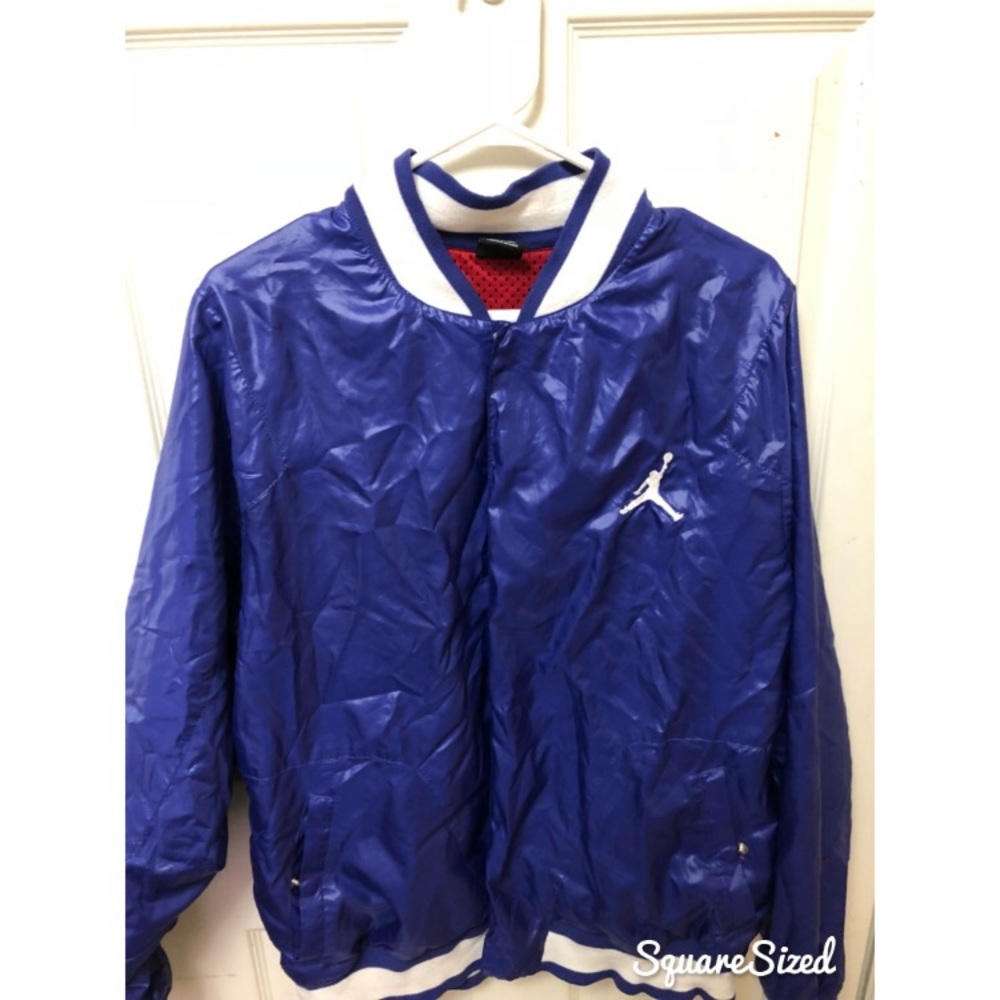 Jordan blue bomber jacket